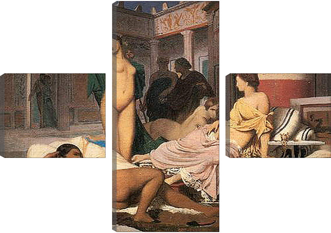 Модульная картина - Greek Interior, sketch. Жан-Леон Жером
