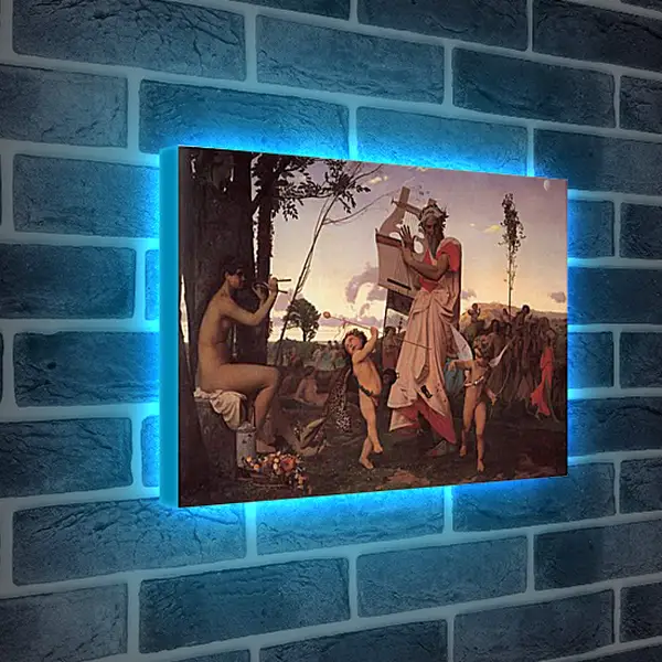 Лайтбокс световая панель - Anacreon, Bacchus and Cupid. Жан-Леон Жером
