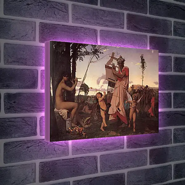 Лайтбокс световая панель - Anacreon, Bacchus and Cupid. Жан-Леон Жером
