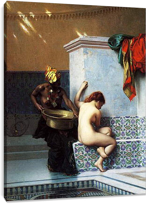 Постер и плакат - Turkish bath. Жан-Леон Жером
