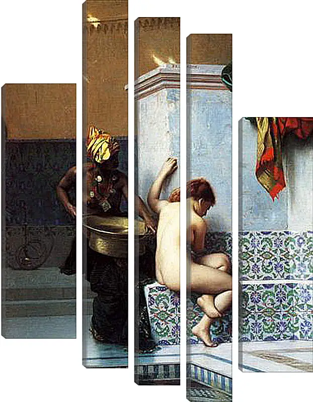 Модульная картина - Turkish bath. Жан-Леон Жером