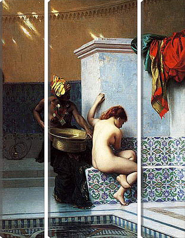 Модульная картина - Turkish bath. Жан-Леон Жером
