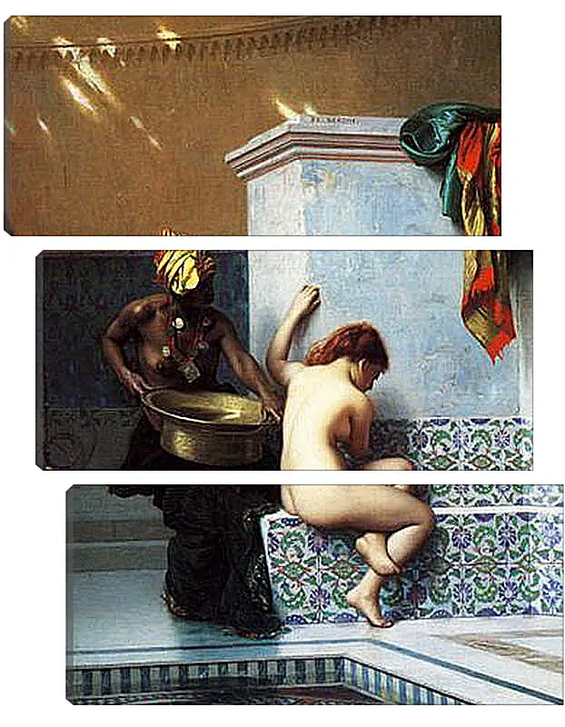 Модульная картина - Turkish bath. Жан-Леон Жером