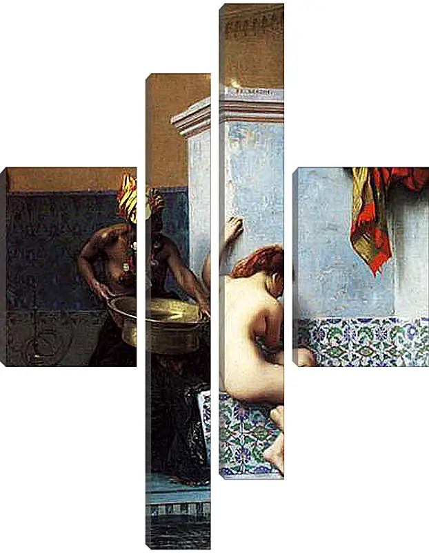 Модульная картина - Turkish bath. Жан-Леон Жером