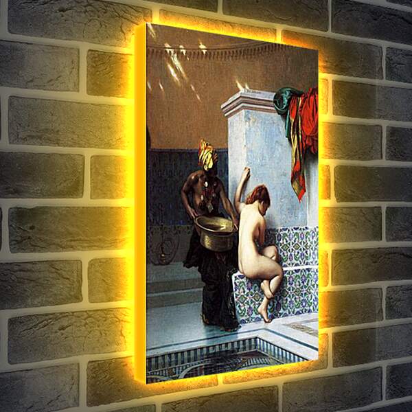 Лайтбокс световая панель - Turkish bath. Жан-Леон Жером
