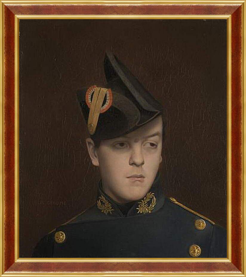 Картина в раме - Portrait of Armand Gerome. Жан-Леон Жером