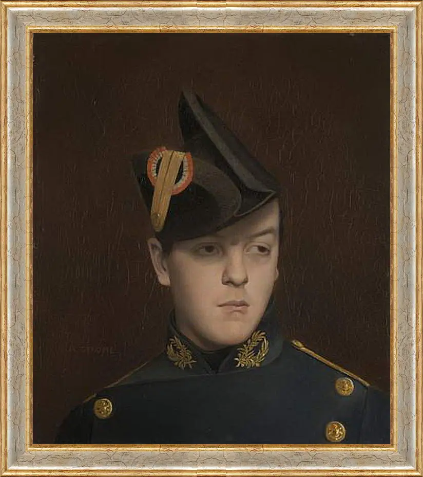 Картина в раме - Portrait of Armand Gerome. Жан-Леон Жером