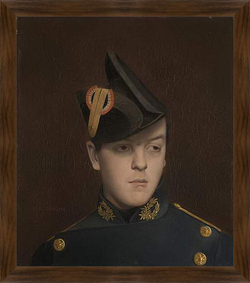 Картина в раме - Portrait of Armand Gerome. Жан-Леон Жером