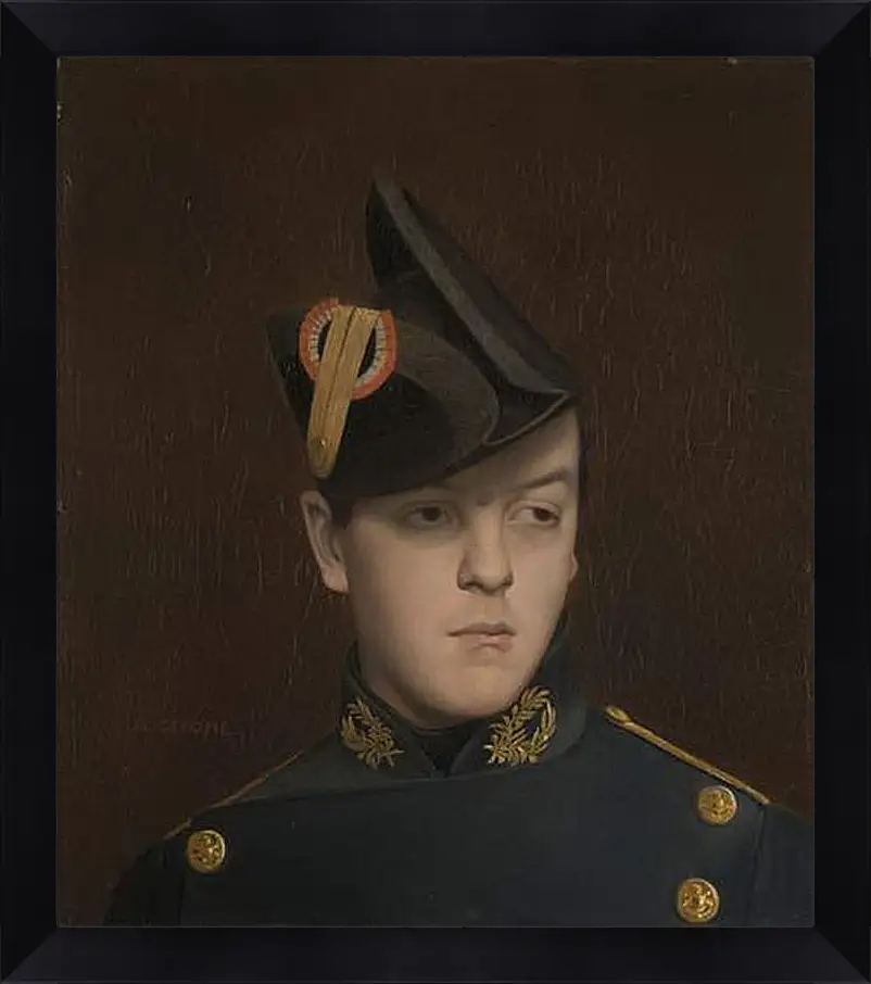 Картина в раме - Portrait of Armand Gerome. Жан-Леон Жером