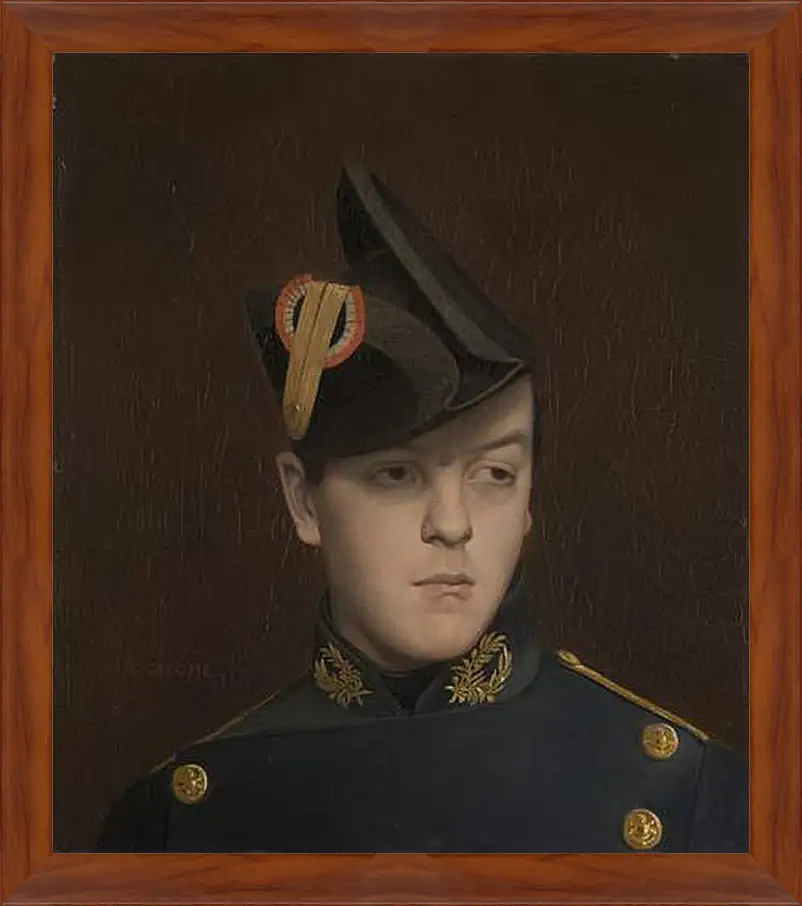 Картина в раме - Portrait of Armand Gerome. Жан-Леон Жером