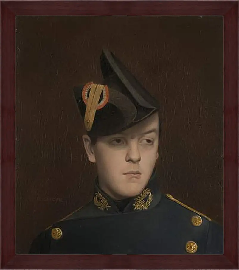 Картина в раме - Portrait of Armand Gerome. Жан-Леон Жером