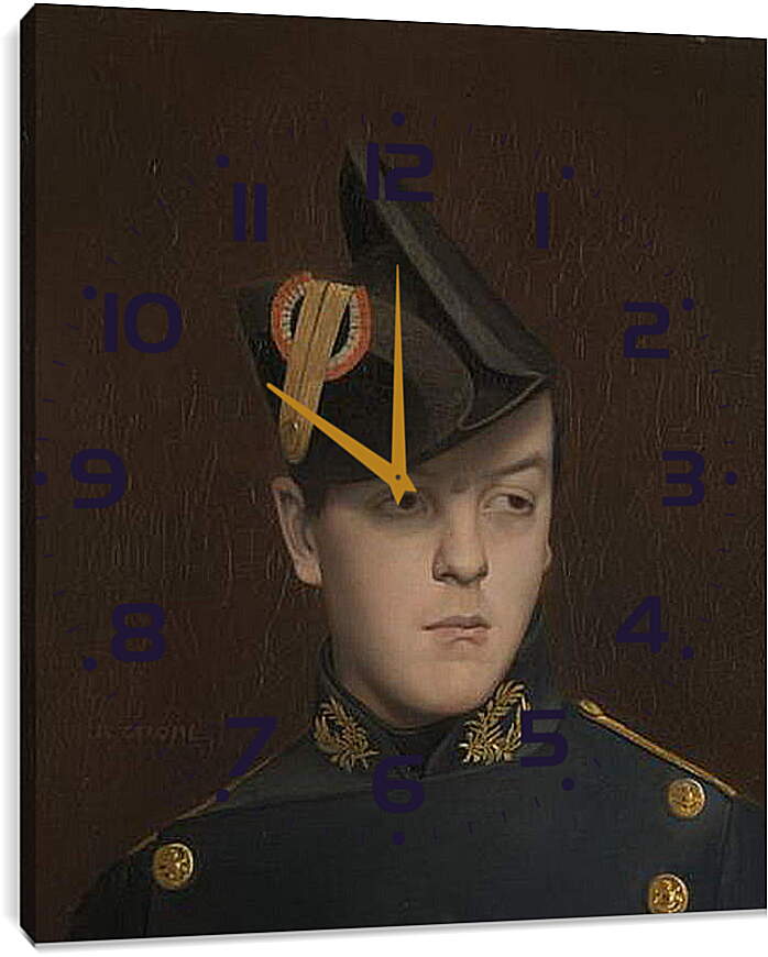 Часы картина - Portrait of Armand Gerome. Жан-Леон Жером
