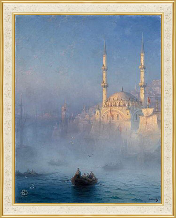 Картина в раме - Константинопольский порт. Иван Айвазовский
