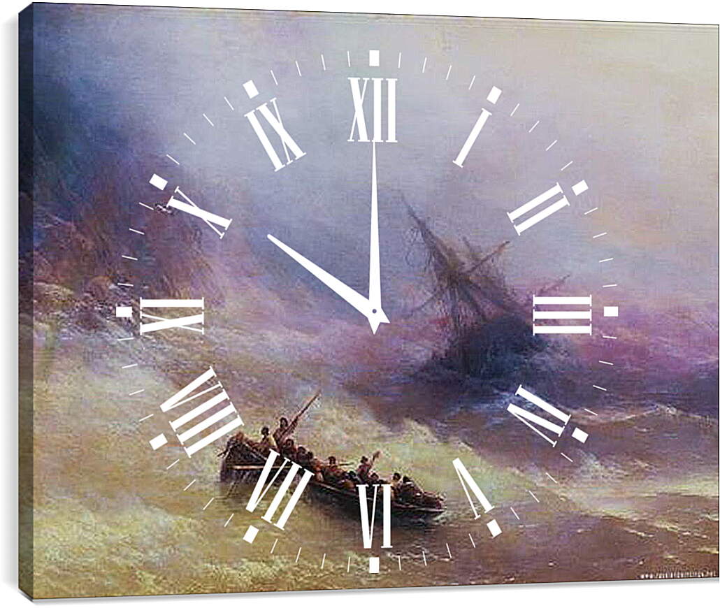 Часы картина - Радуга. Иван Айвазовский
