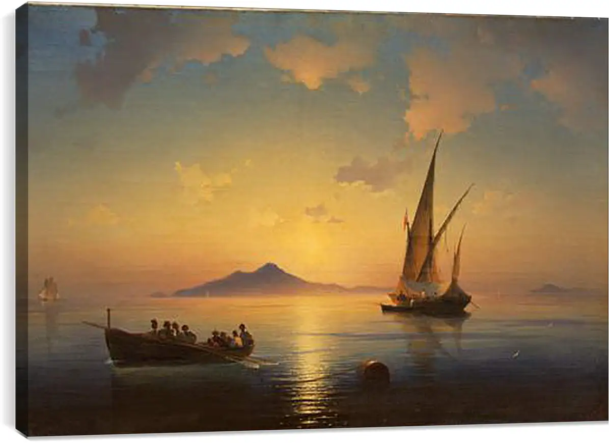 Постер и плакат - Неаполитанский залив. 1841. Иван Айвазовский
