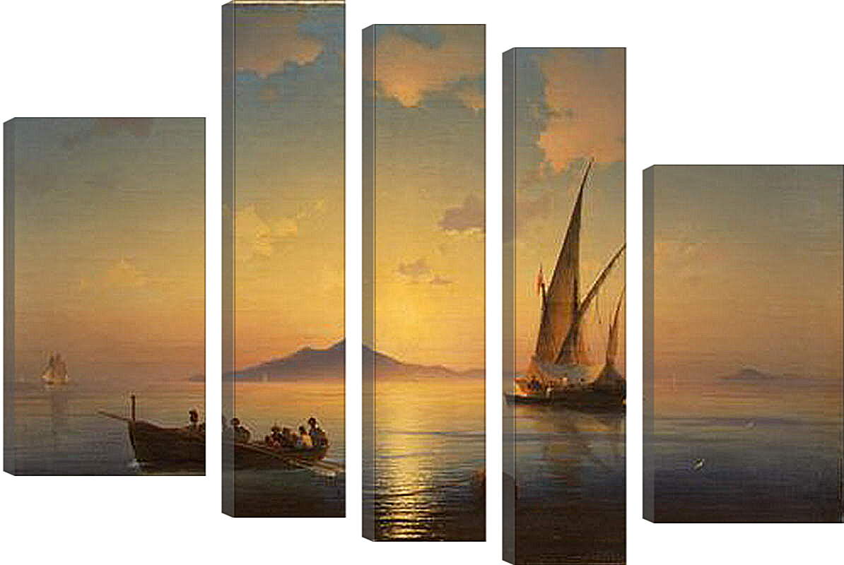 Модульная картина - Неаполитанский залив. 1841. Иван Айвазовский

