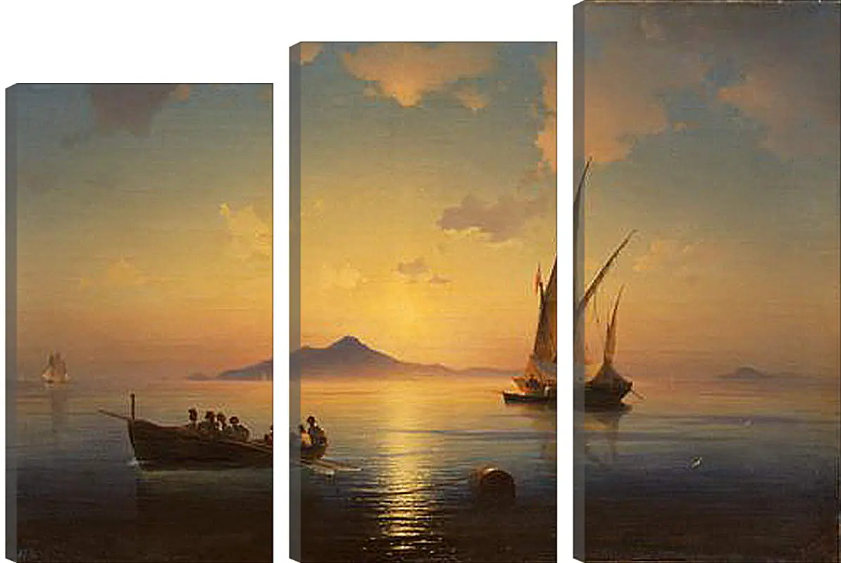 Модульная картина - Неаполитанский залив. 1841. Иван Айвазовский