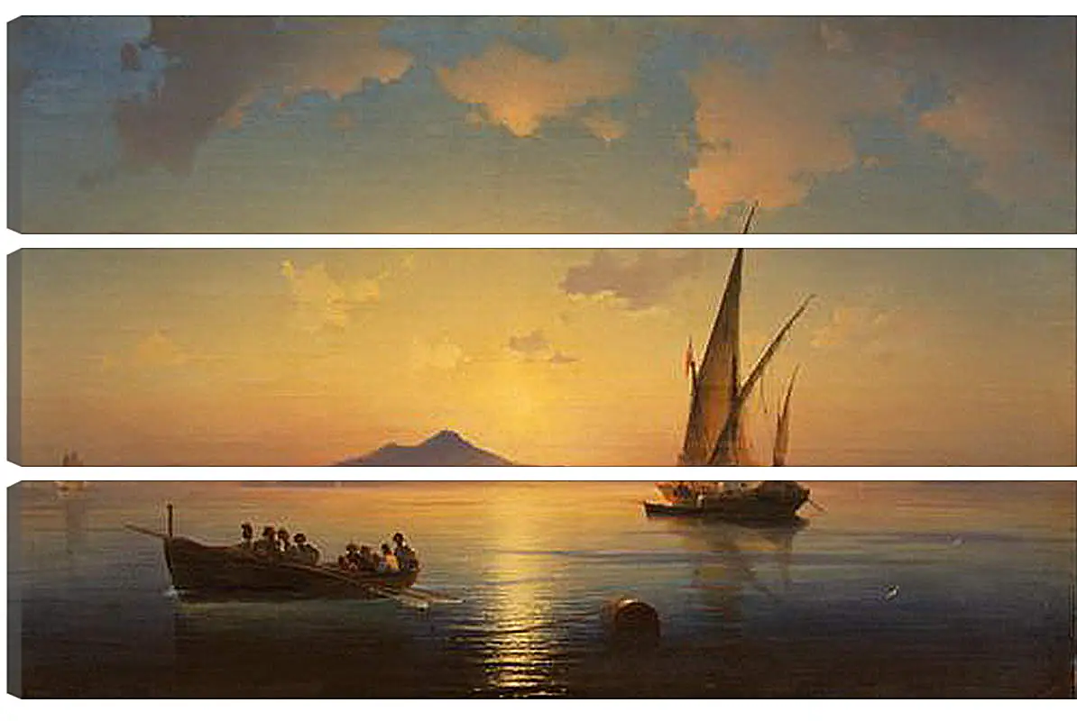 Модульная картина - Неаполитанский залив. 1841. Иван Айвазовский