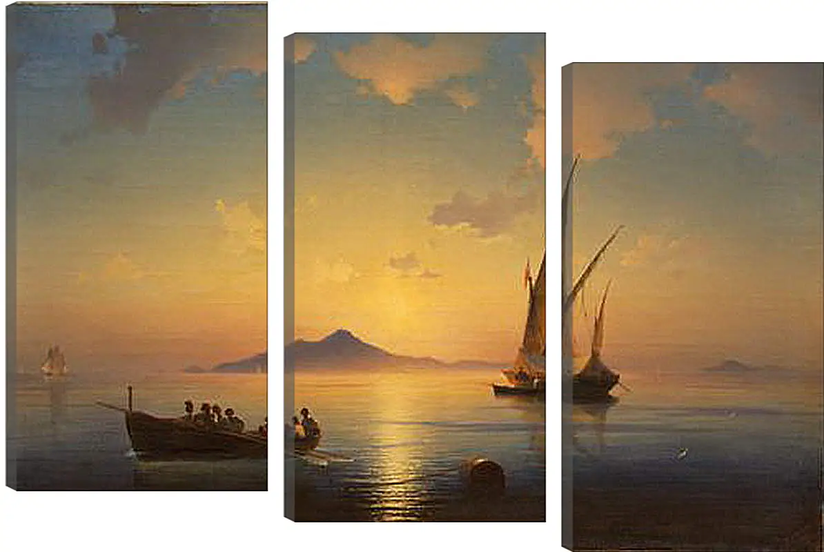 Модульная картина - Неаполитанский залив. 1841. Иван Айвазовский
