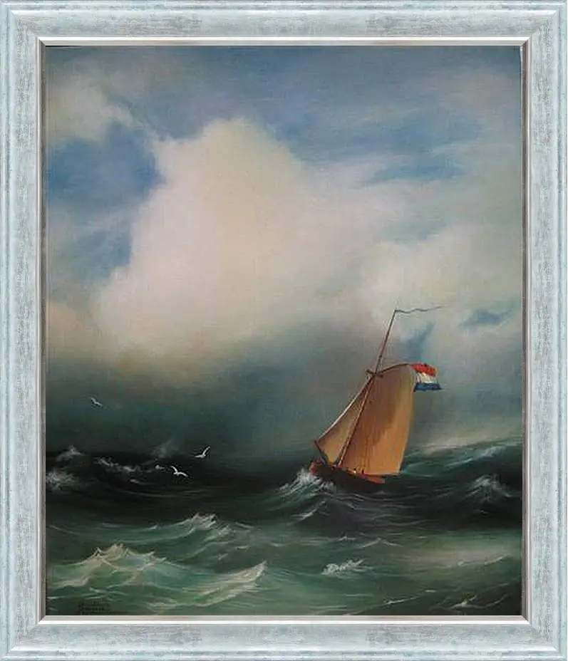 Картина в раме - Tempete sur la mer. Иван Айвазовский