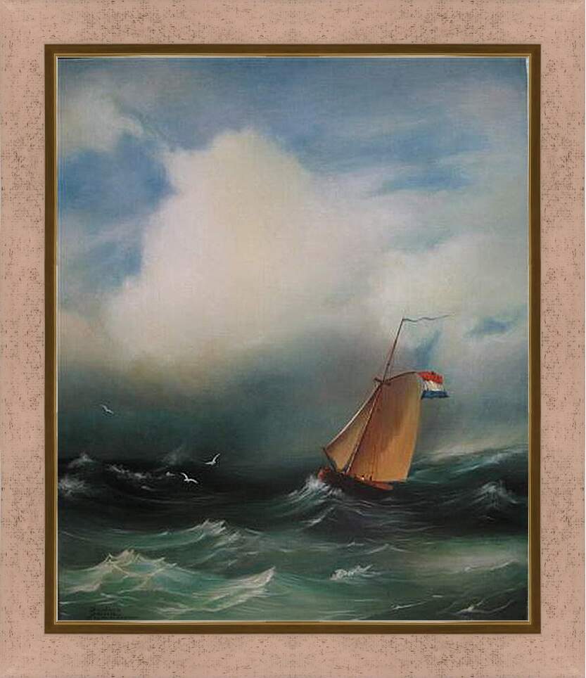 Картина в раме - Tempete sur la mer. Иван Айвазовский
