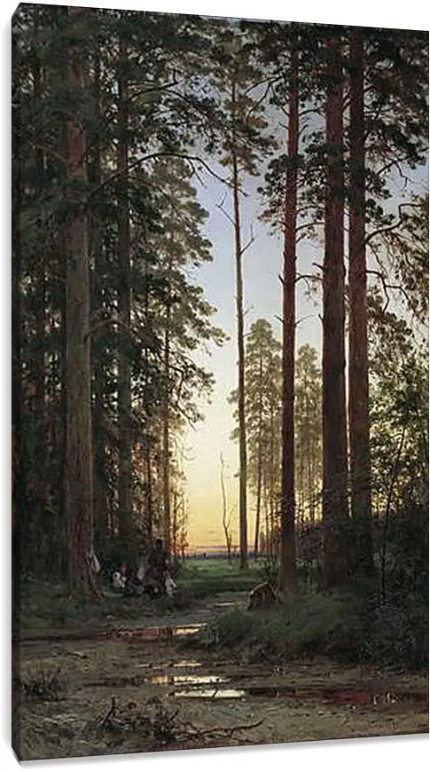 Постер и плакат - Опушка леса. Иван Шишкин