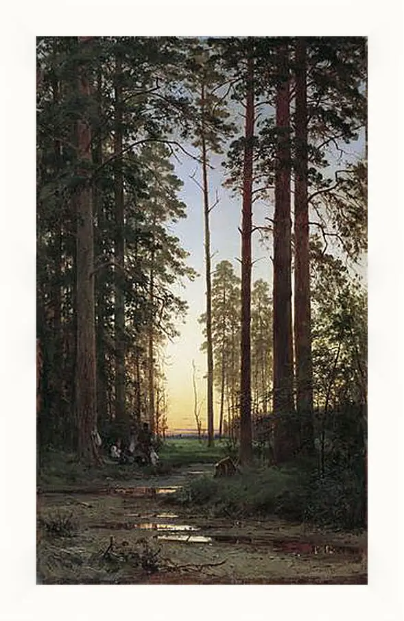 Картина в раме - Опушка леса. Иван Шишкин