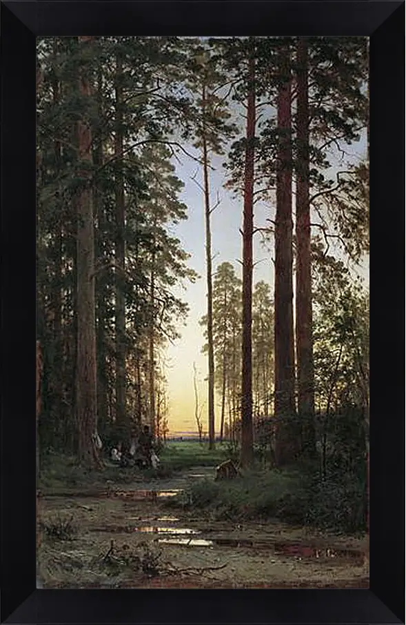 Картина в раме - Опушка леса. Иван Шишкин
