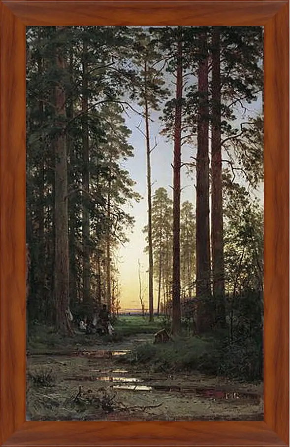 Картина в раме - Опушка леса. Иван Шишкин