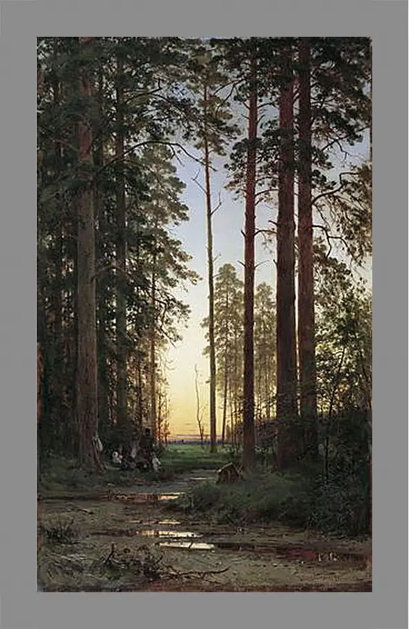 Картина в раме - Опушка леса. Иван Шишкин