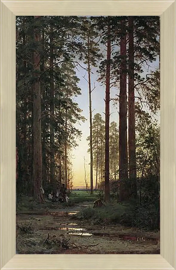 Картина в раме - Опушка леса. Иван Шишкин