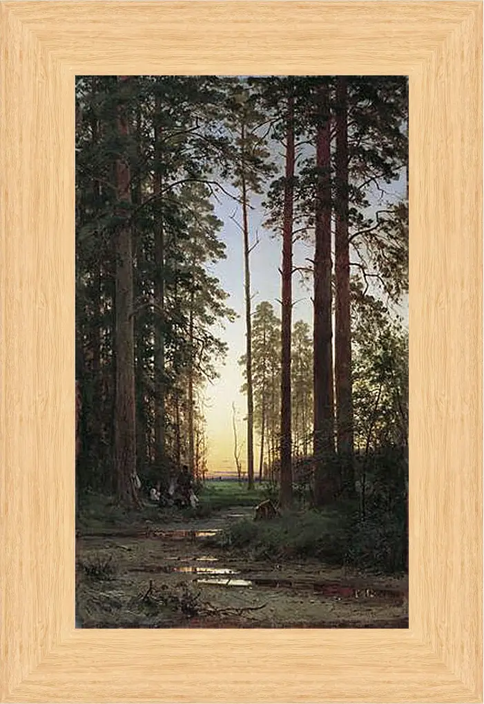Картина в раме - Опушка леса. Иван Шишкин