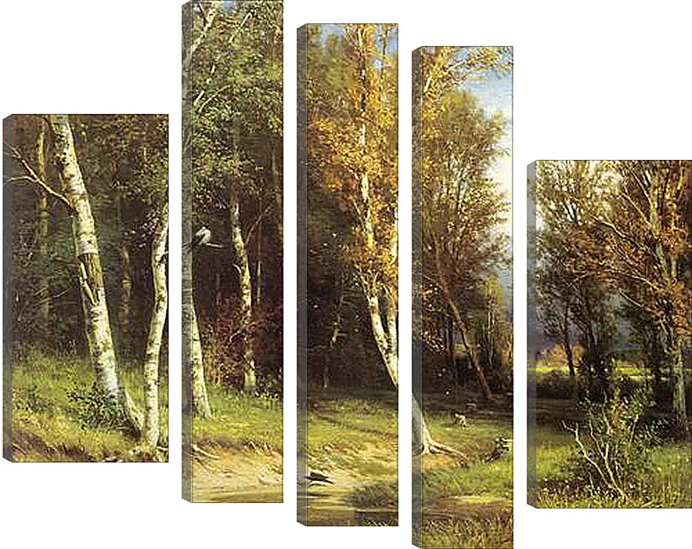 Модульная картина - Лес перед грозой. Иван Шишкин