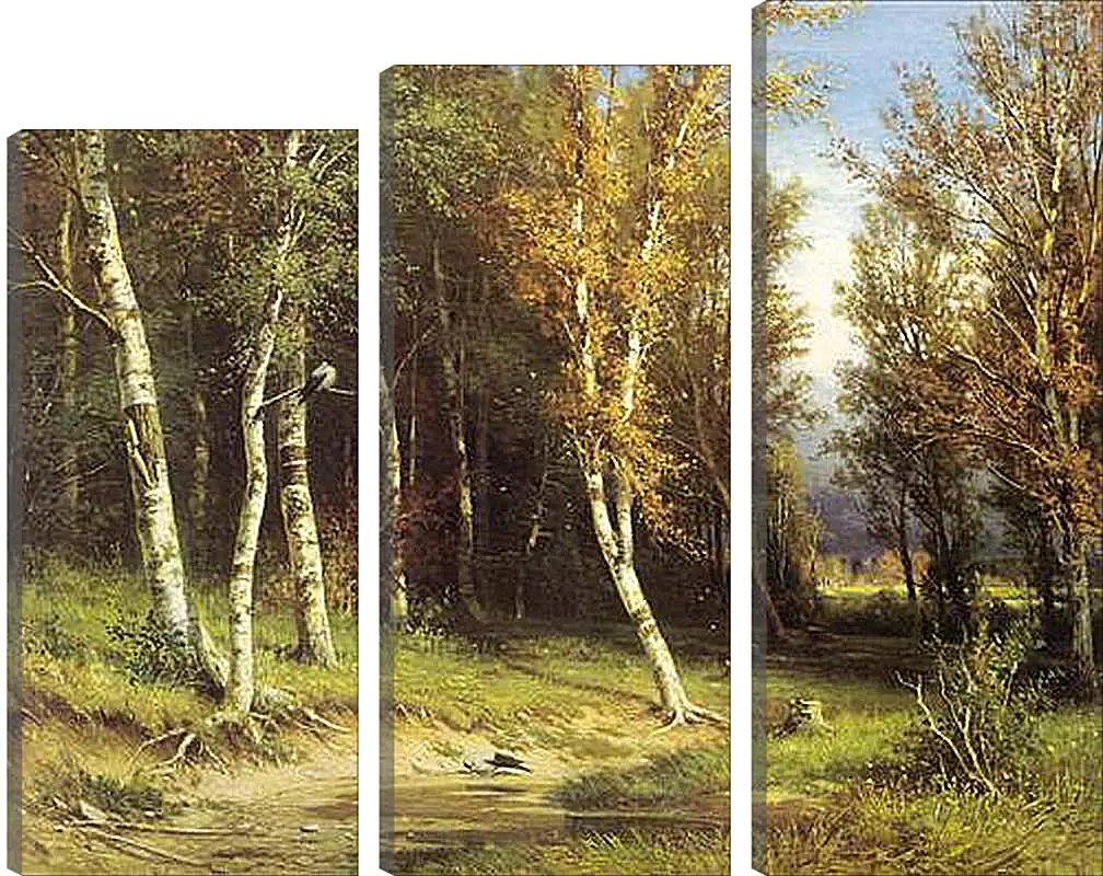 Модульная картина - Лес перед грозой. Иван Шишкин