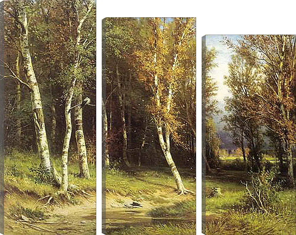 Модульная картина - Лес перед грозой. Иван Шишкин