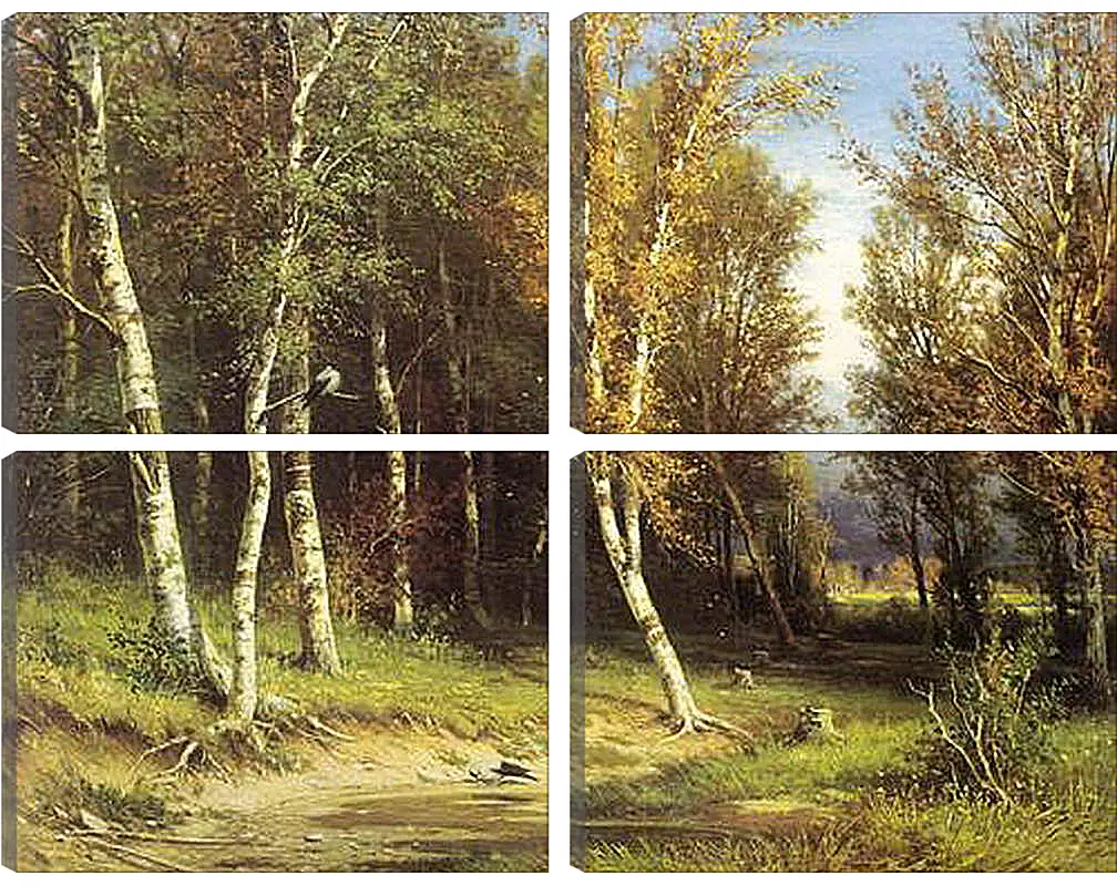 Модульная картина - Лес перед грозой. Иван Шишкин