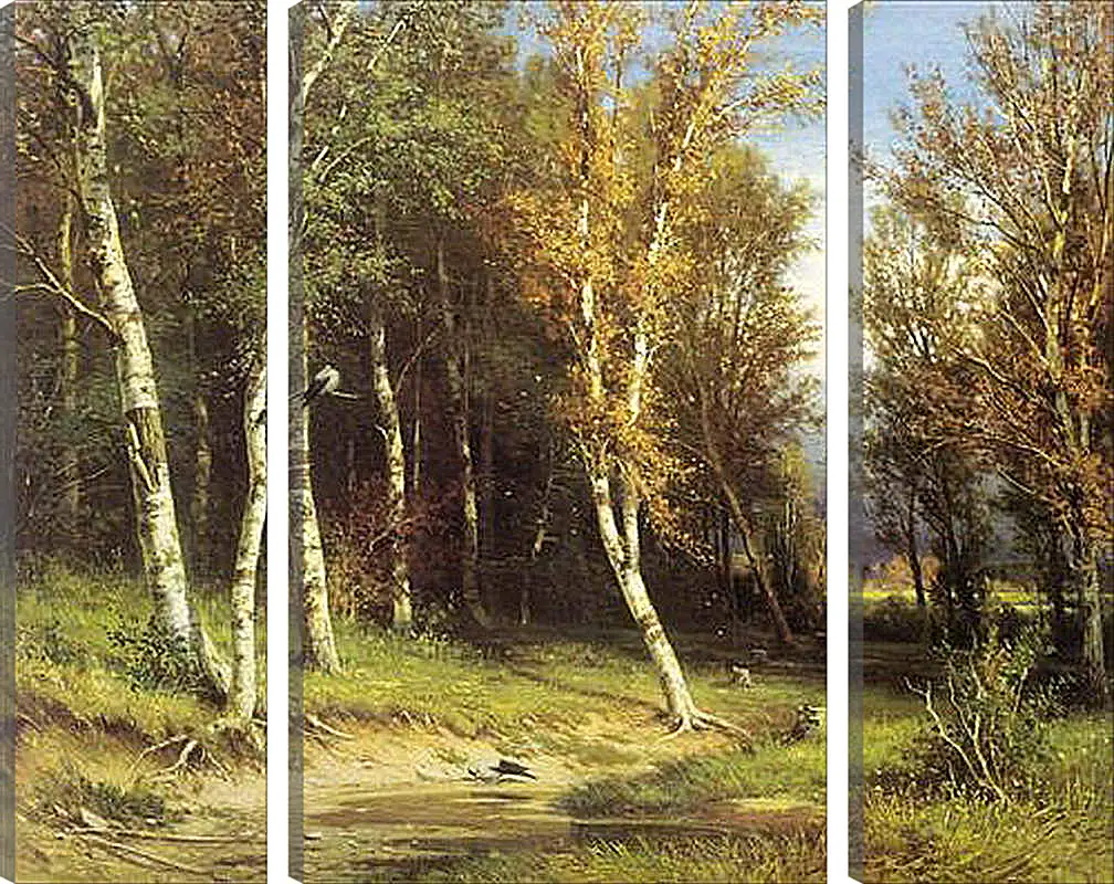 Модульная картина - Лес перед грозой. Иван Шишкин