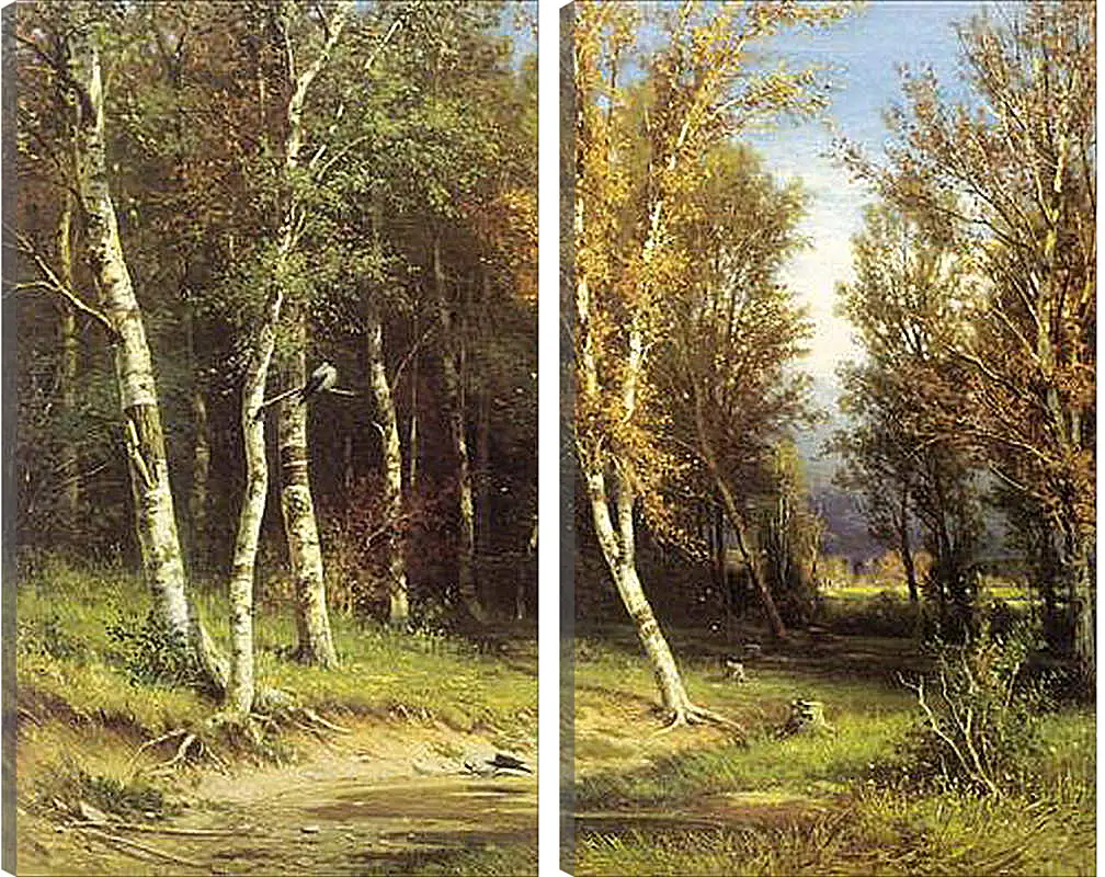 Модульная картина - Лес перед грозой. Иван Шишкин