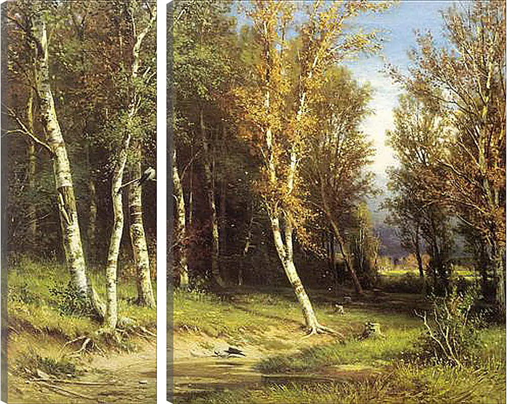 Модульная картина - Лес перед грозой. Иван Шишкин