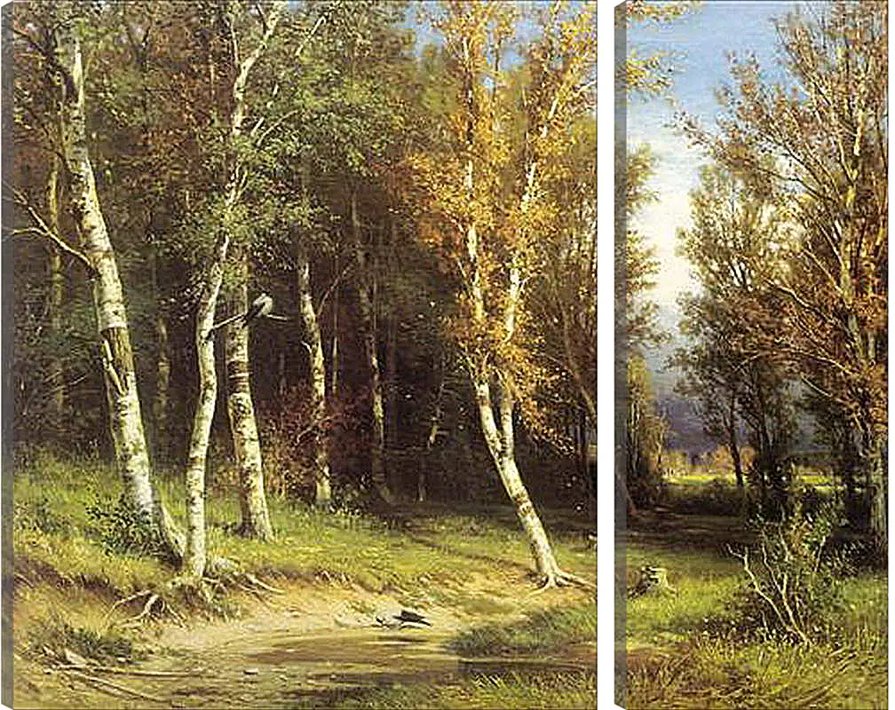 Модульная картина - Лес перед грозой. Иван Шишкин