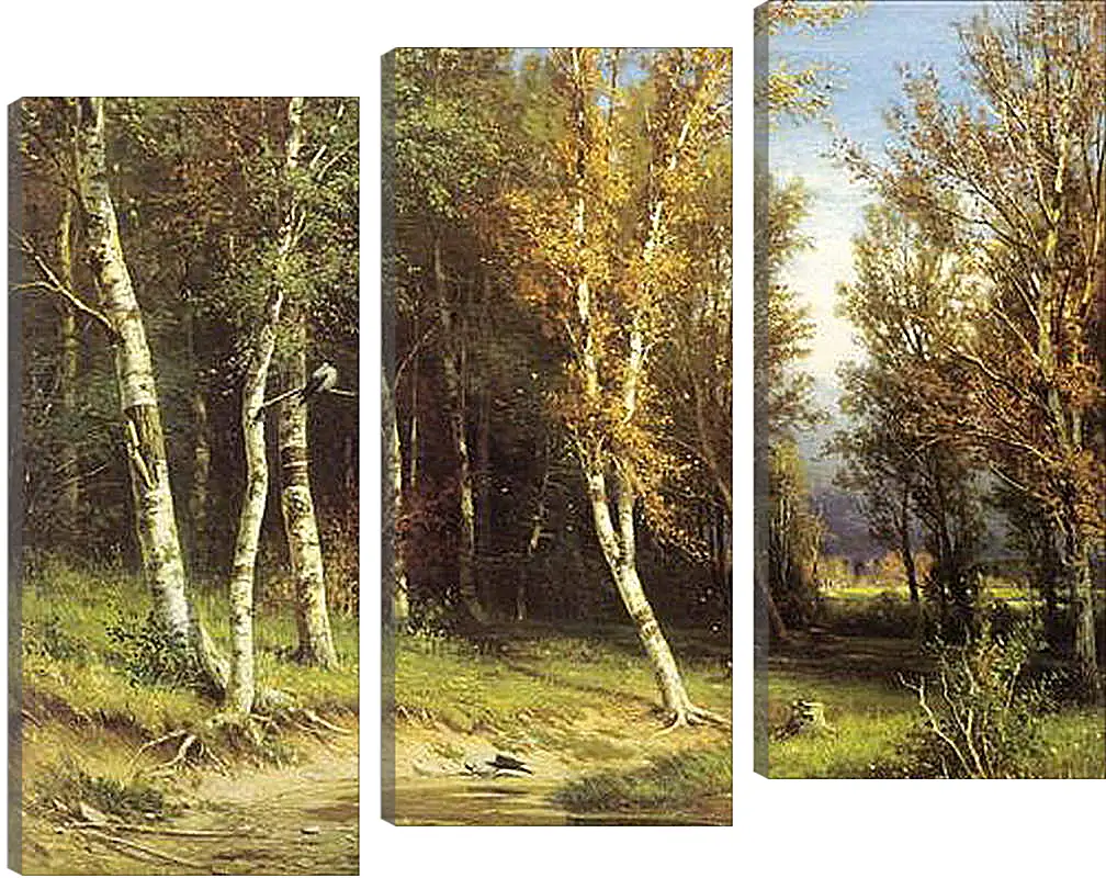 Модульная картина - Лес перед грозой. Иван Шишкин