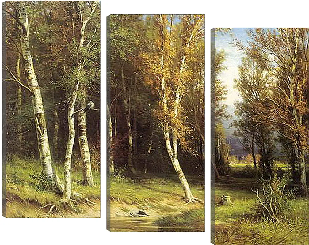Модульная картина - Лес перед грозой. Иван Шишкин
