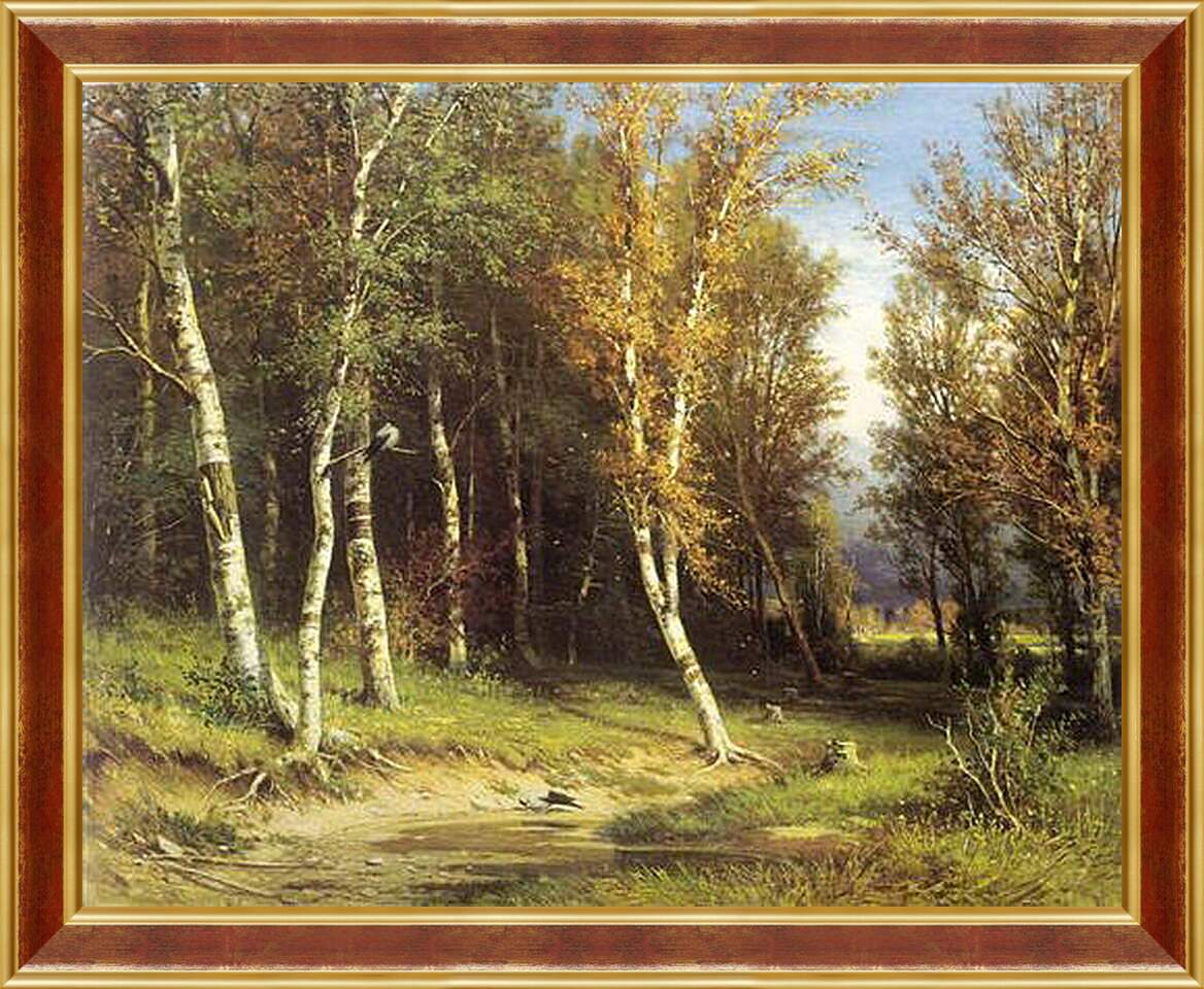 Картина в раме - Лес перед грозой. Иван Шишкин
