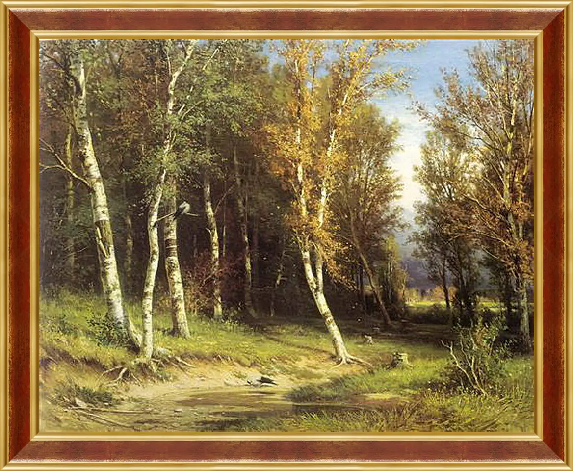 Картина в раме - Лес перед грозой. Иван Шишкин