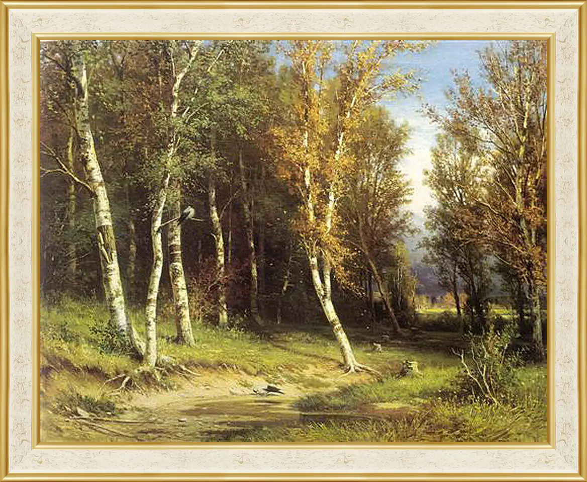 Картина в раме - Лес перед грозой. Иван Шишкин