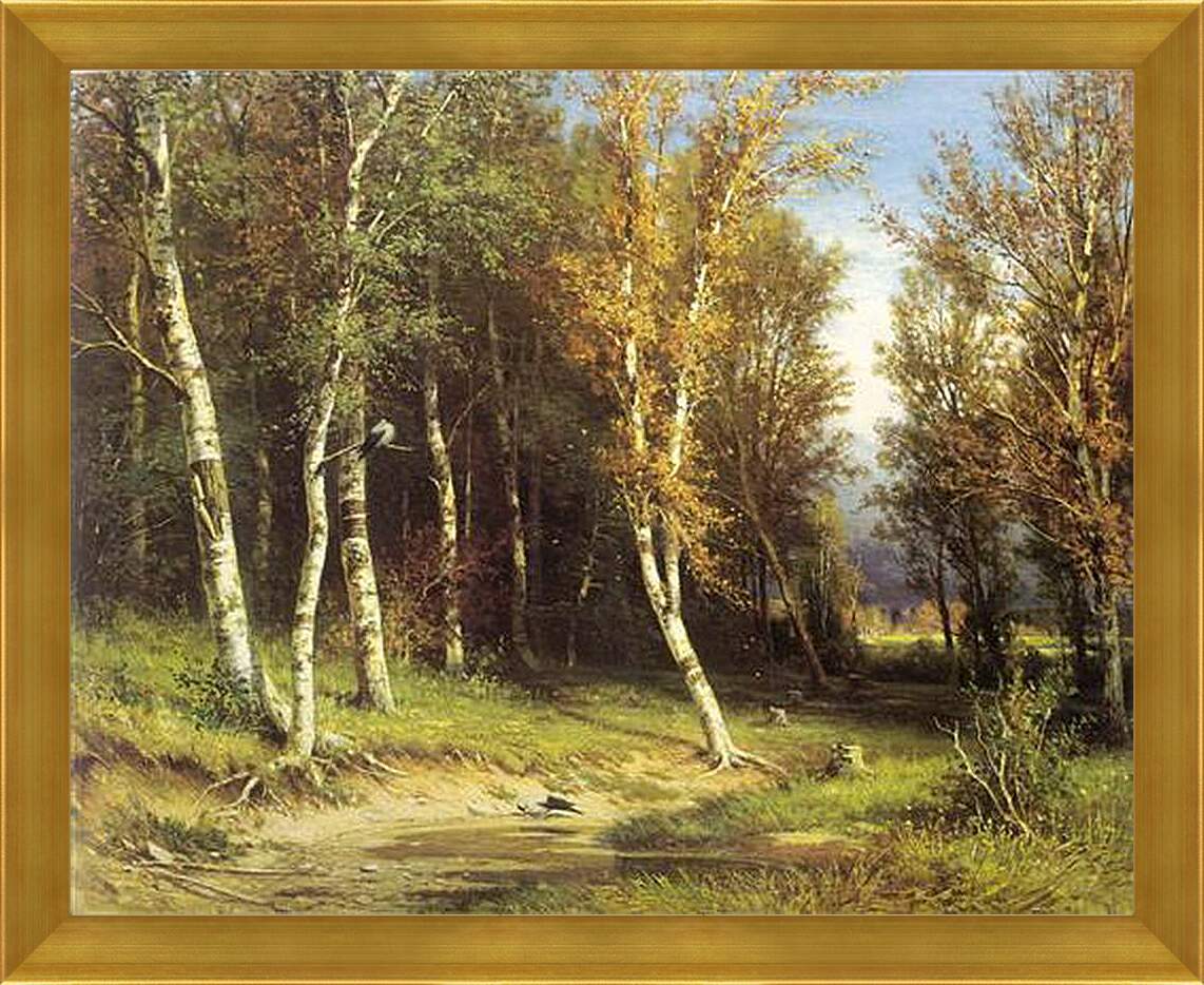 Картина в раме - Лес перед грозой. Иван Шишкин
