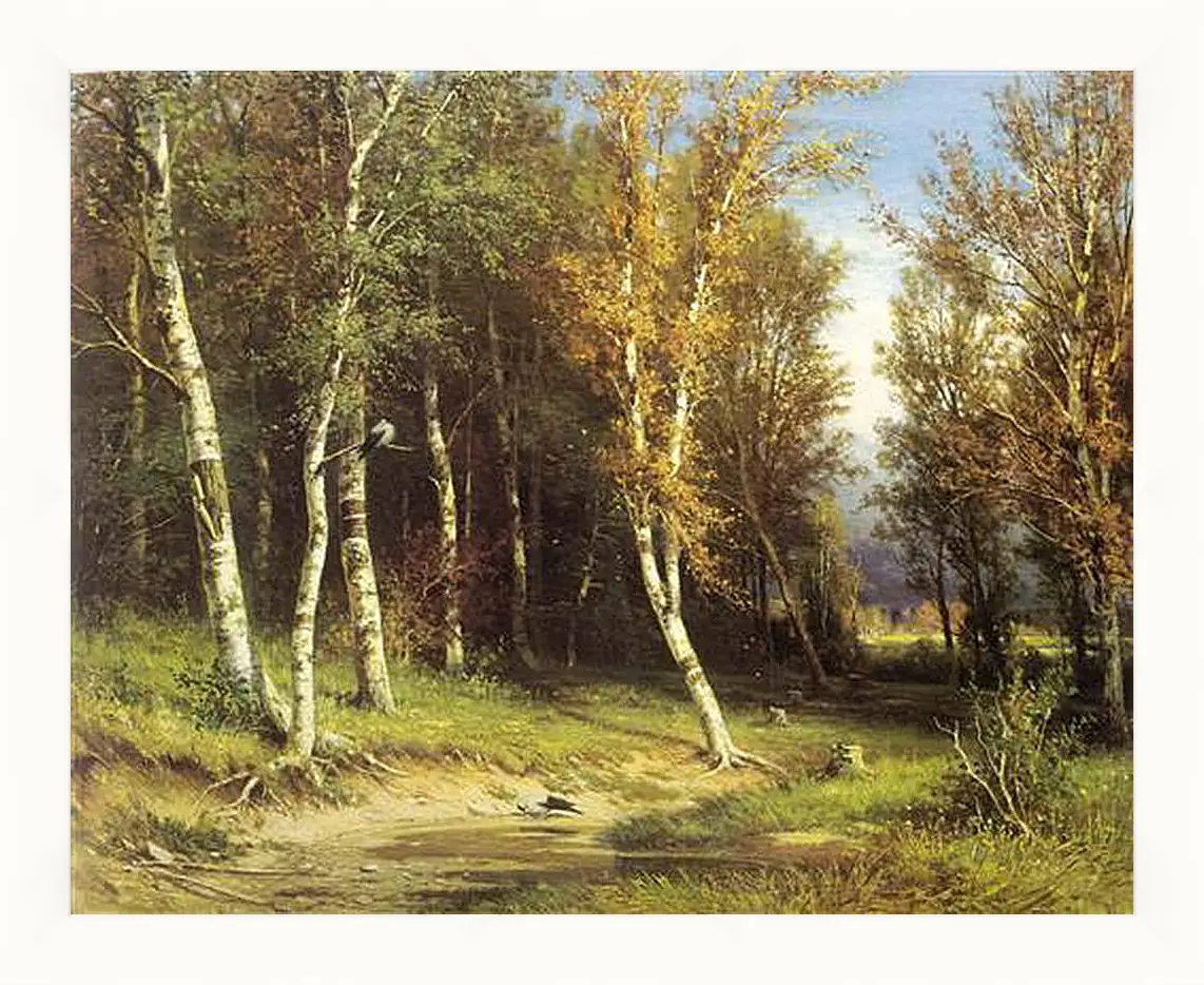 Картина в раме - Лес перед грозой. Иван Шишкин