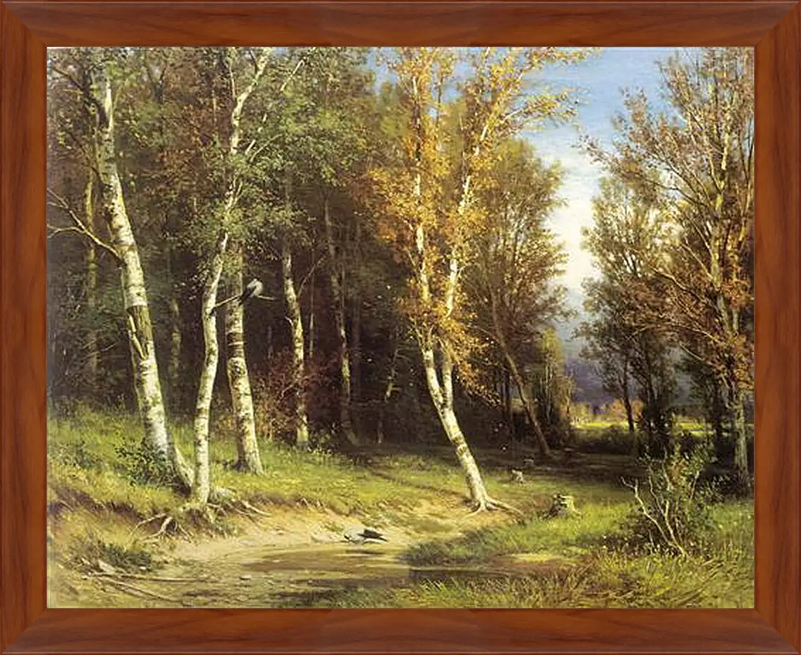 Картина в раме - Лес перед грозой. Иван Шишкин
