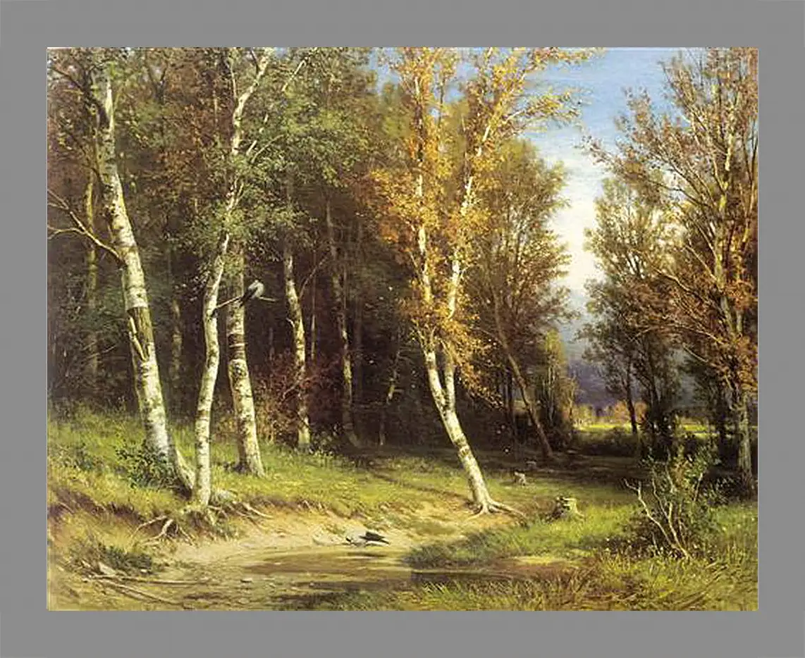 Картина в раме - Лес перед грозой. Иван Шишкин