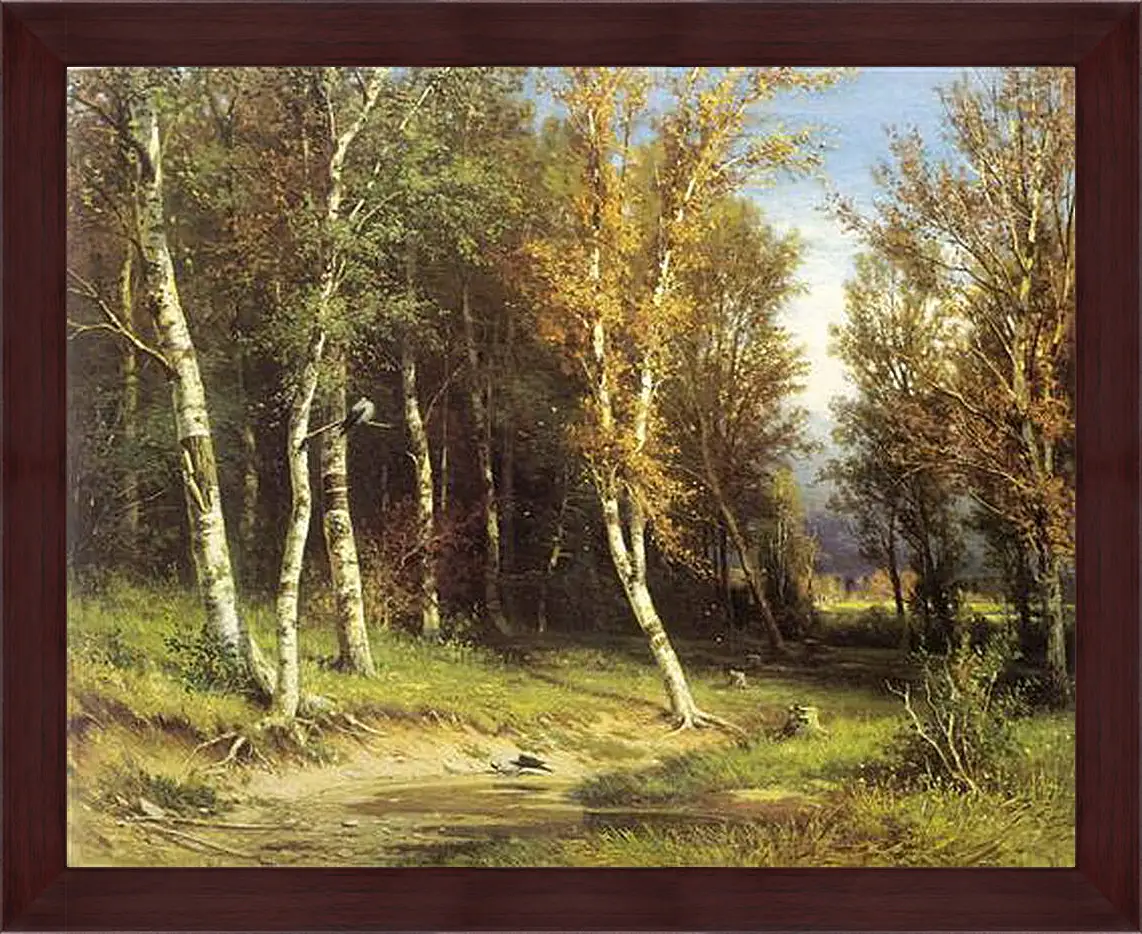 Картина в раме - Лес перед грозой. Иван Шишкин